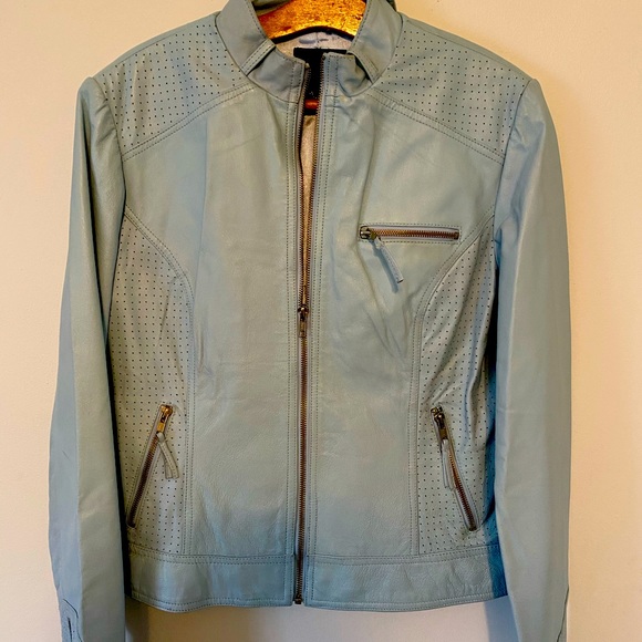 amisu leather jacket